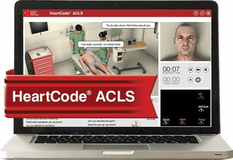 ACLS HEARTCODE COURSE (PART ONE OF THE COURSE $105 (this is not the full course. order with ACLS SKILLS)