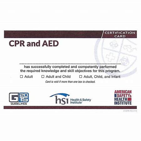 ASHI CPR/AED $55