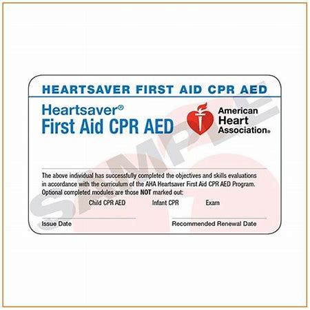 HEARTSAVER CPR/AED/FIRST AID $85