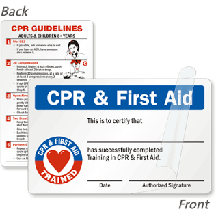 HEARTSAVER CPR/AED E-CARDS (minimum 3) $25 EACH