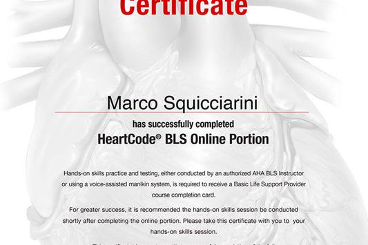 BLS HEARTCODE COURSE $22 (NOT THE BLS COURSE ONLY CERTIFICATE- PART ONE)